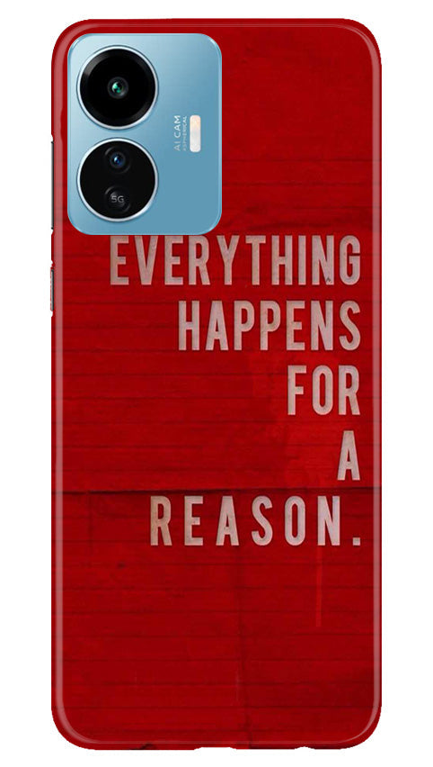 Everything Happens Reason Mobile Back Case for iQOO Z6 Lite 5G (Design - 337) Everything Happens Reason Mobile Back Case for iQOO Z6 Lite 5G (Design - 337)