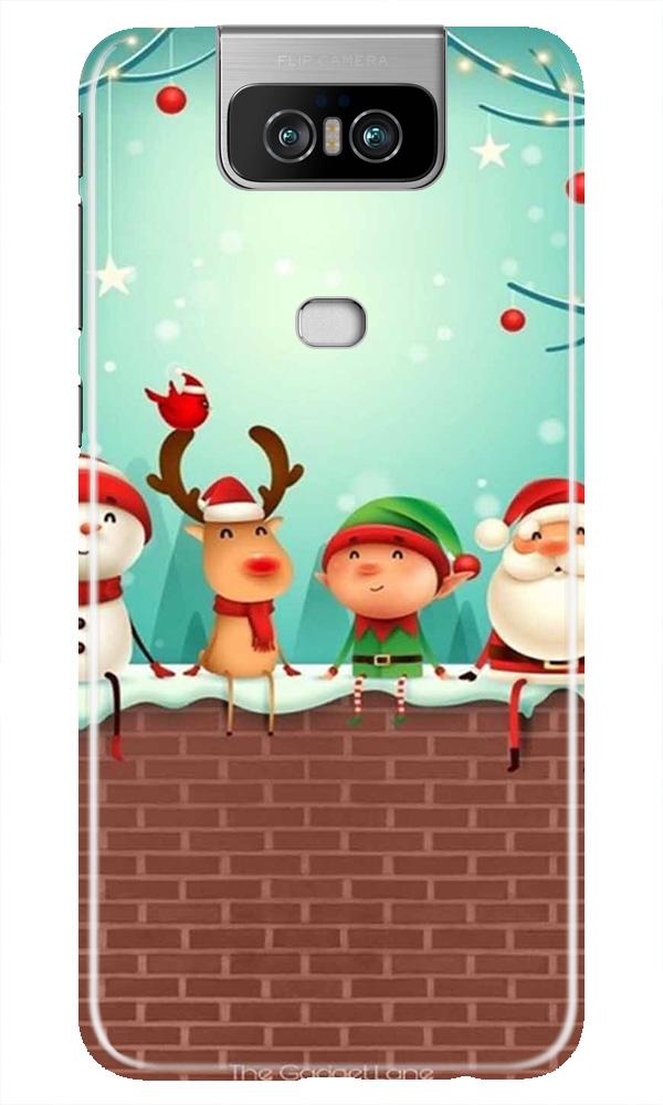 Santa Claus Mobile Back Case for Asus Zenfone 6z (Design - 334) Santa Claus Mobile Back Case for Asus Zenfone 6z (Design - 334)