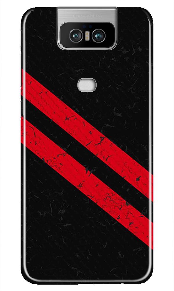 Black Red Pattern Mobile Back Case for Asus Zenfone 6z (Design - 373) Black Red Pattern Mobile Back Case for Asus Zenfone 6z (Design - 373)
