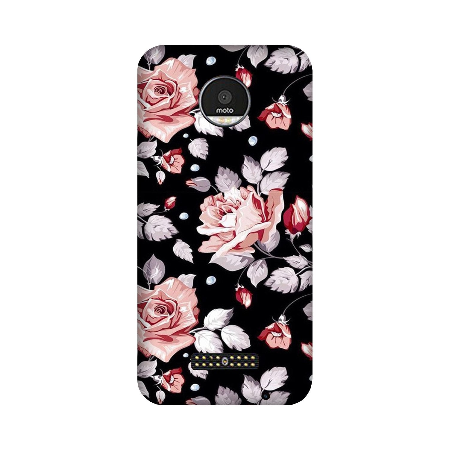 Pink rose Case for Moto Z3 Play Pink rose Case for Moto Z3 Play