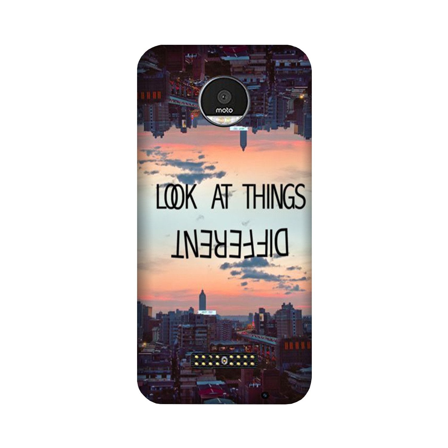Look at things different Case for Moto Z3 Play Look at things different Case for Moto Z3 Play