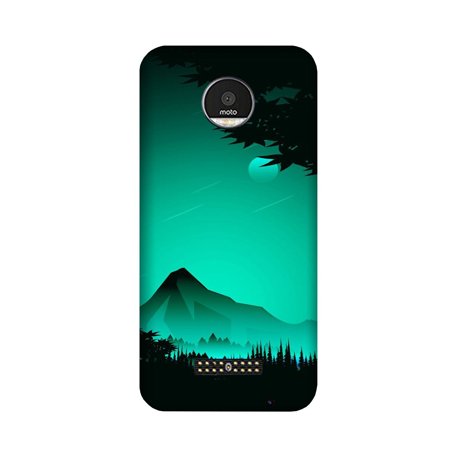 Moon Mountain Case for Moto Z2 Play (Design - 204) Moon Mountain Case for Moto Z2 Play (Design - 204)