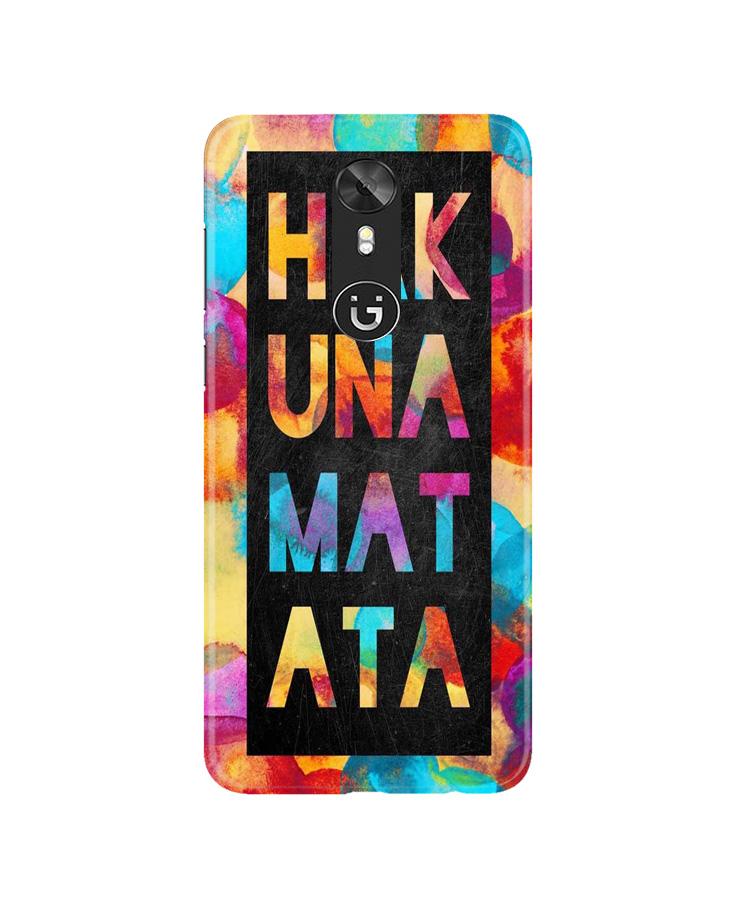 Hakuna Matata Mobile Back Case for Gionee A1 (Design - 323) Hakuna Matata Mobile Back Case for Gionee A1 (Design - 323)