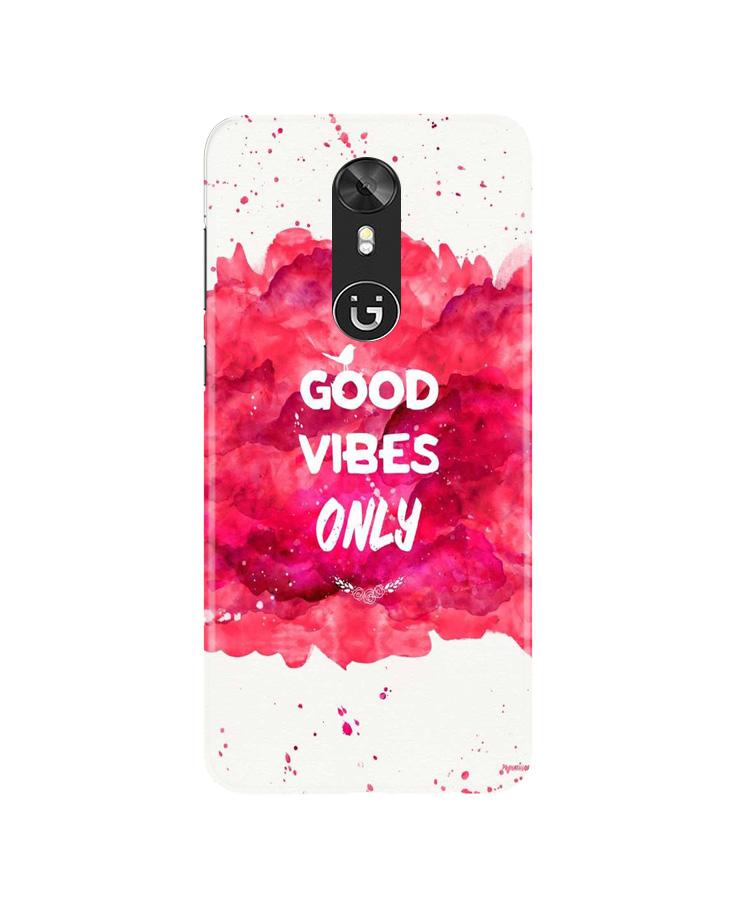 Good Vibes Only Mobile Back Case for Gionee A1 (Design - 393) Good Vibes Only Mobile Back Case for Gionee A1 (Design - 393)