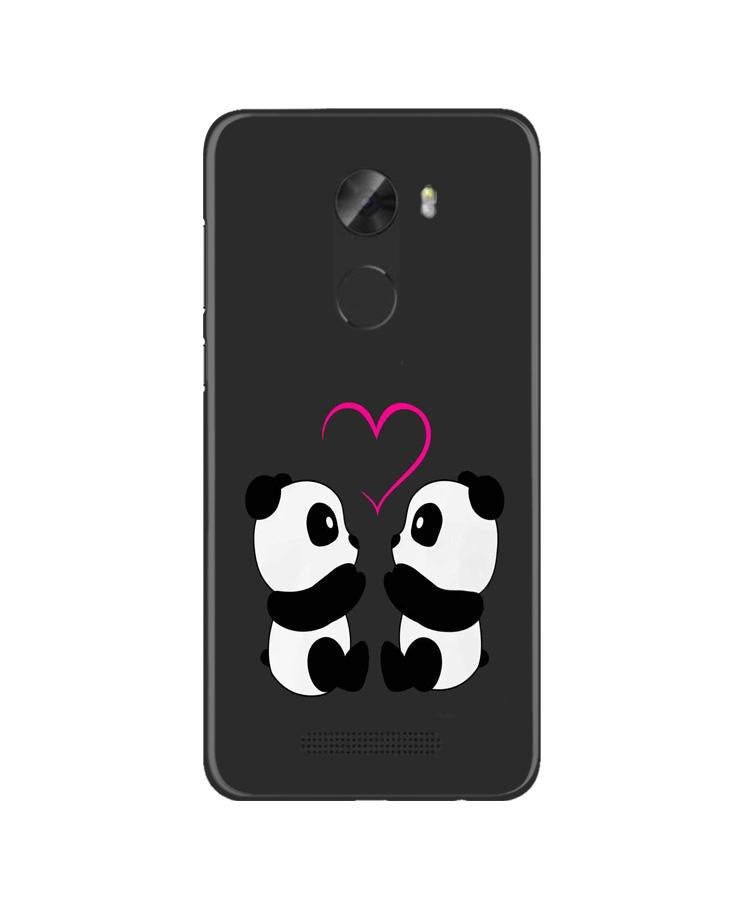 Panda Love Mobile Back Case for Gionee A1 Lite (Design - 398) Panda Love Mobile Back Case for Gionee A1 Lite (Design - 398)