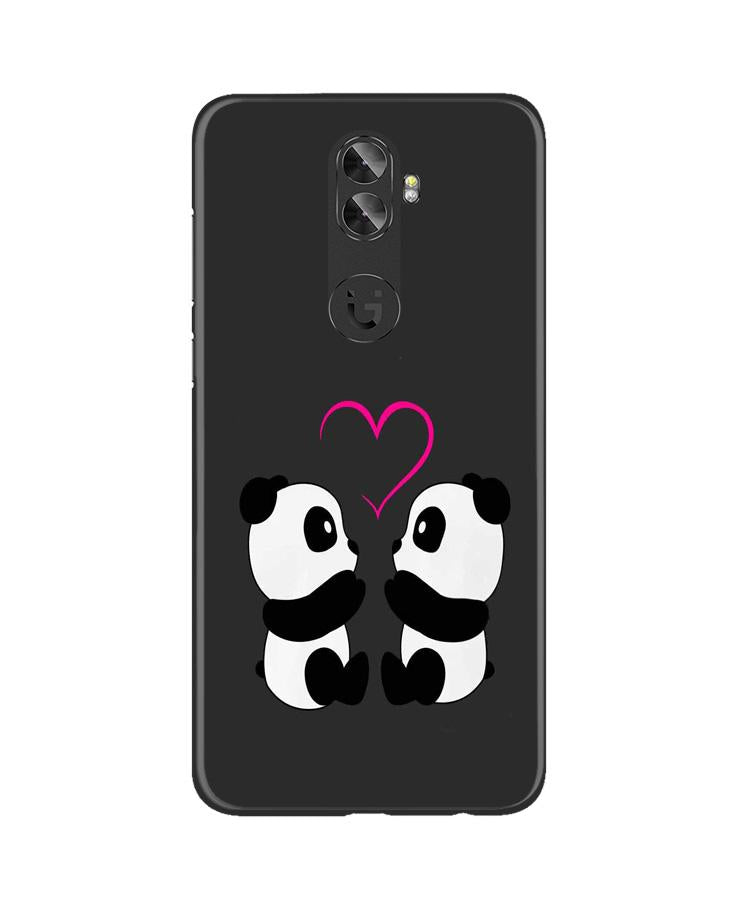 Panda Love Mobile Back Case for Gionee A1 Plus (Design - 398) Panda Love Mobile Back Case for Gionee A1 Plus (Design - 398)