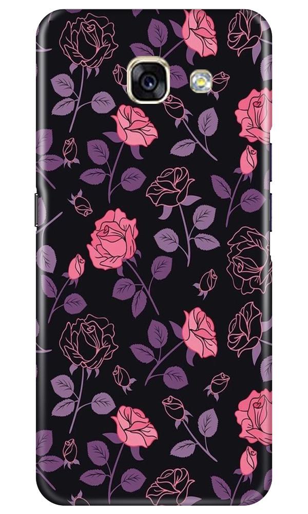 Rose Pattern Mobile Back Case for Samsung A5 2017 (Design - 2) Rose Pattern Case for Samsung A5 2017