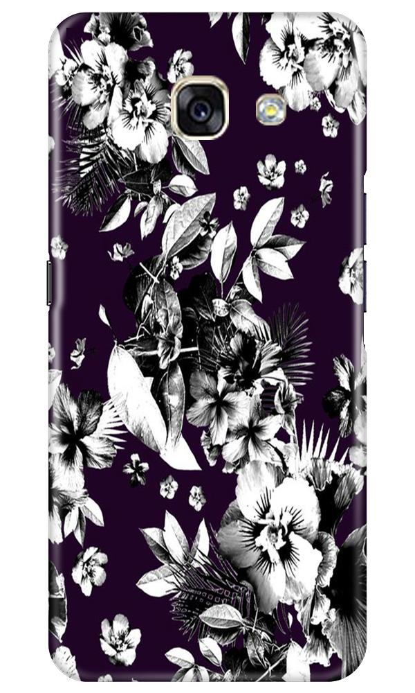 white flowers Mobile Back Case for Samsung A5 2017 (Design - 7) white flowers Case for Samsung A5 2017