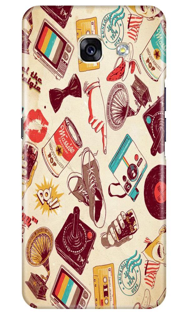 Vintage Mobile Back Case for Samsung A5 2017 (Design - 35) Vintage Case for Samsung A5 2017