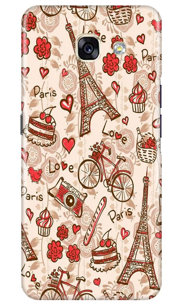 Love Paris Mobile Back Case for Samsung A5 2017 (Design - 103) Love Paris Case for Samsung A5 2017 (Design - 103)