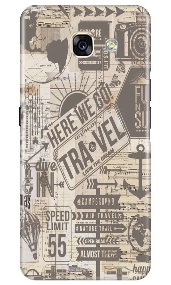 Travel Mobile Back Case for Samsung A5 2017 (Design - 104) Travel Case for Samsung A5 2017 (Design - 104)