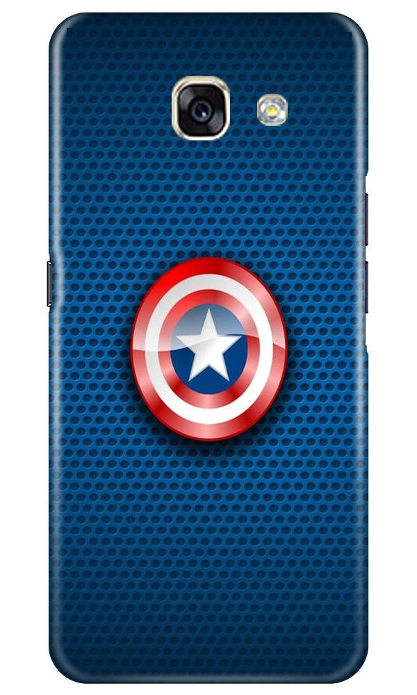 Captain America Shield Mobile Back Case for Samsung A5 2017 (Design - 253) Captain America Shield Case for Samsung A5 2017 (Design No. 253)