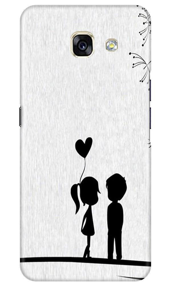 Cute Kid Couple Mobile Back Case for Samsung A5 2017 (Design - 283) Cute Kid Couple Case for Samsung A5 2017 (Design No. 283)