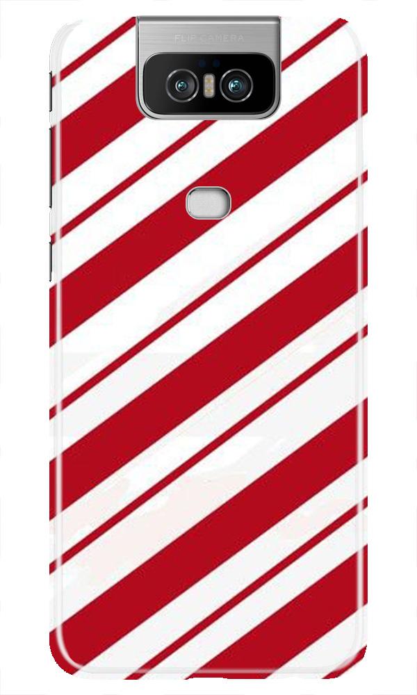 Red White Mobile Back Case for Asus Zenfone 6z (Design - 44) Red White Case for Asus Zenfone 6z