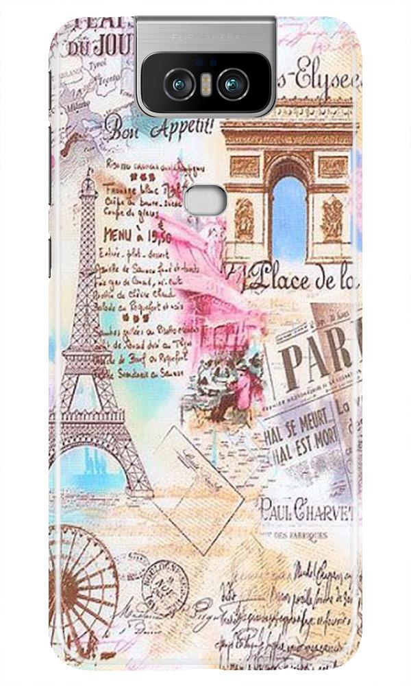 Paris Eiftel Tower Mobile Back Case for Asus Zenfone 6z (Design - 54) Paris Eiftel Tower Case for Asus Zenfone 6z