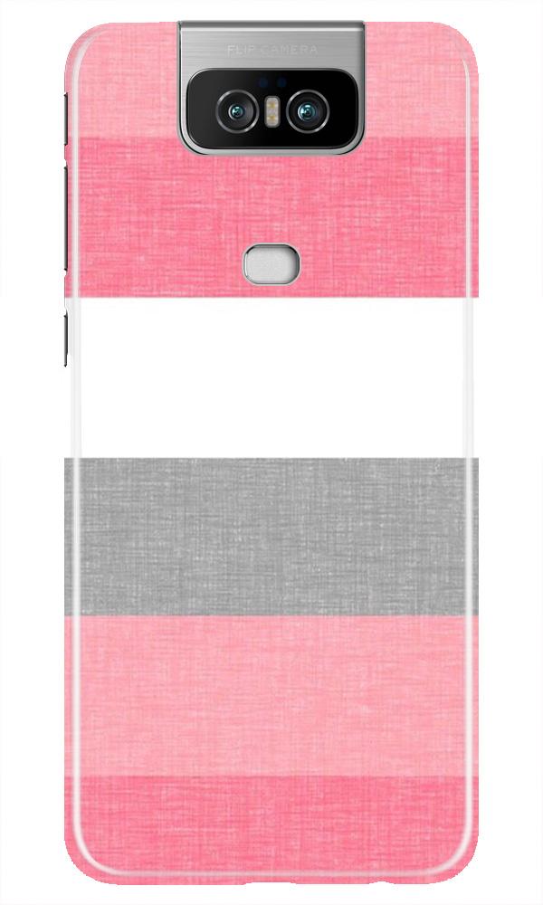 Pink white pattern Mobile Back Case for Asus Zenfone 6z (Design - 55) Pink white pattern Case for Asus Zenfone 6z