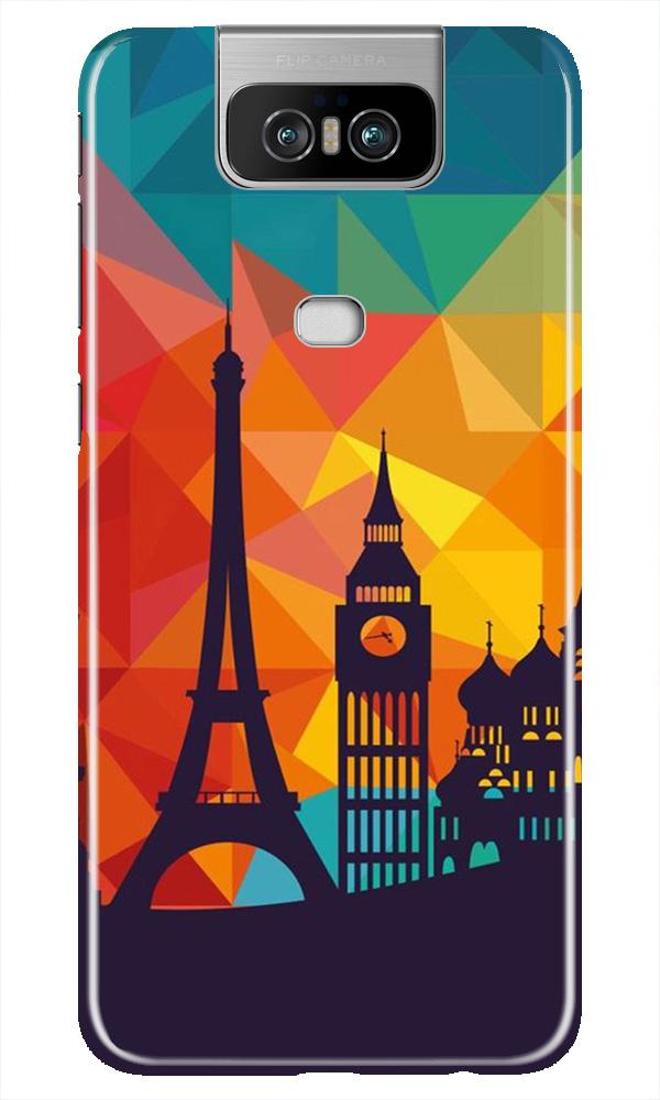 Eiffel Tower2 Mobile Back Case for Asus Zenfone 6z (Design - 91) Eiffel Tower2 Case for Asus Zenfone 6z