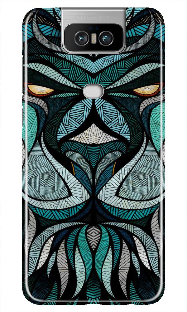Lion Mobile Back Case for Asus Zenfone 6z (Design - 97) Lion Case for Asus Zenfone 6z