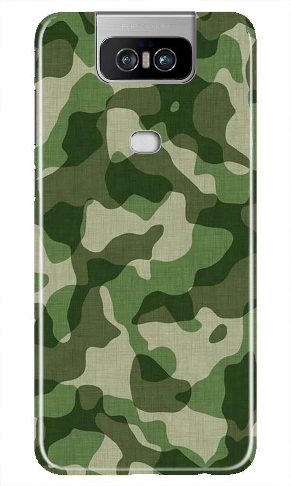 Army Camouflage Mobile Back Case for Asus Zenfone 6z (Design - 106) Army Camouflage Case for Asus Zenfone 6z (Design - 106)