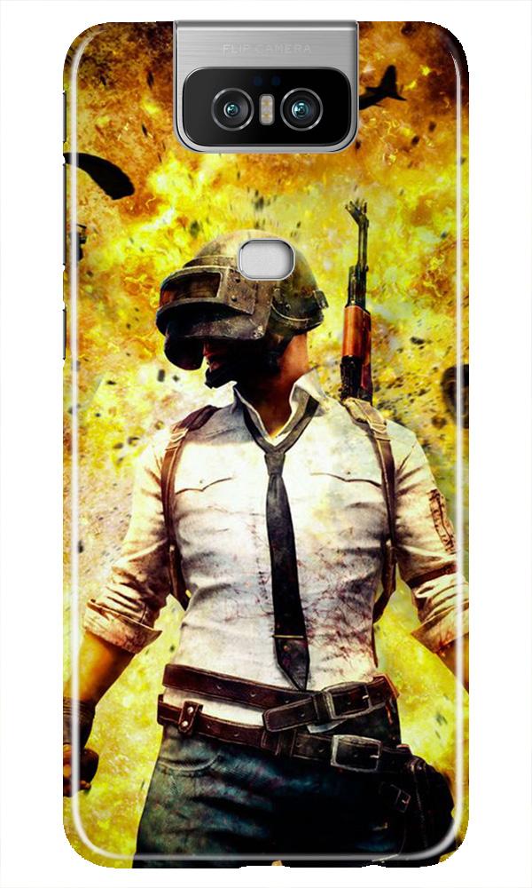 Pubg Mobile Back Case for Asus Zenfone 6z (Design - 180) Pubg Case for Asus Zenfone 6z (Design - 180)