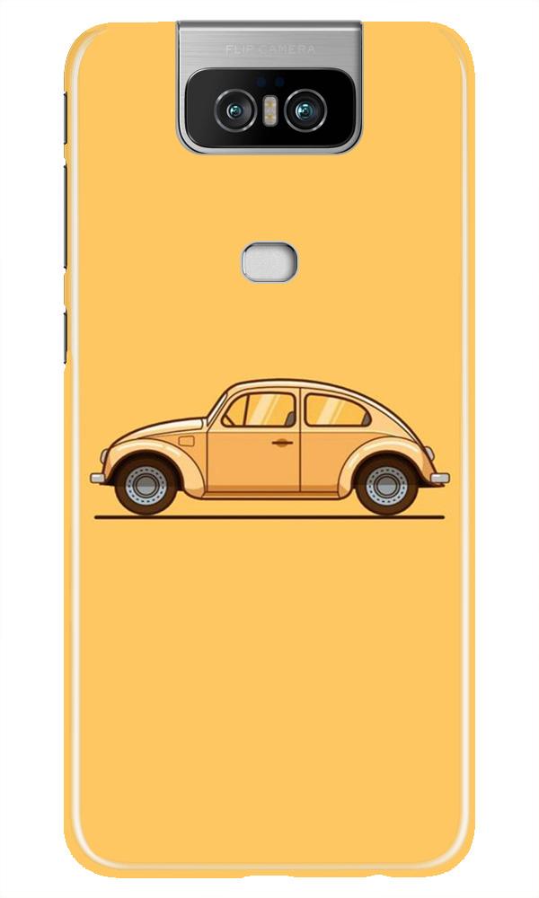 Vintage Car Mobile Back Case for Asus Zenfone 6z (Design - 262) Vintage Car Case for Asus Zenfone 6z (Design No. 262)
