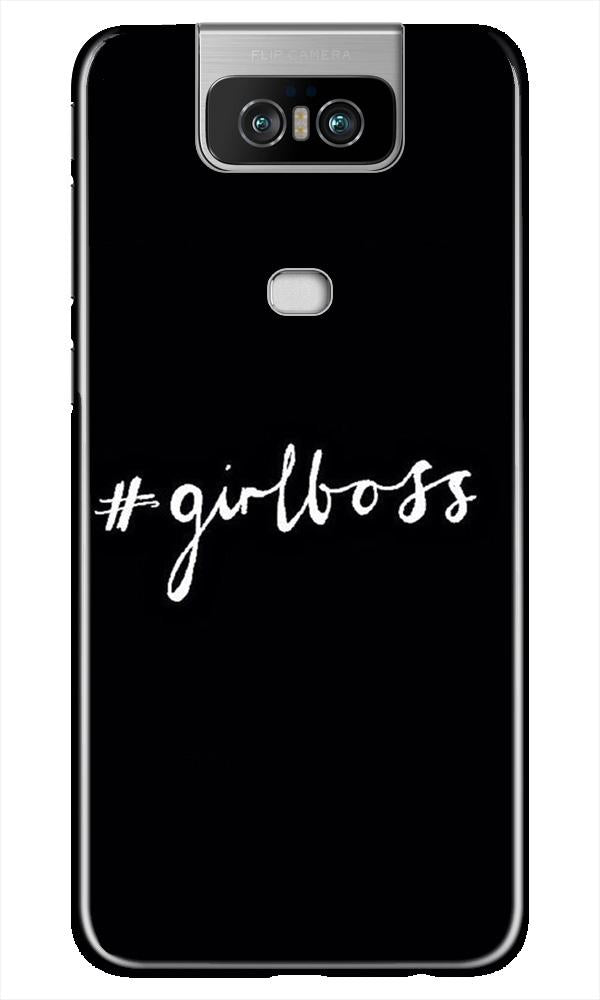 #GirlBoss Mobile Back Case for Asus Zenfone 6z (Design - 266) #GirlBoss Case for Asus Zenfone 6z (Design No. 266)