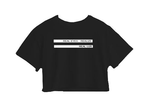 Real Eyes Realize Real Lize Crop Top Real Eyes Realize Real Lize Crop Top