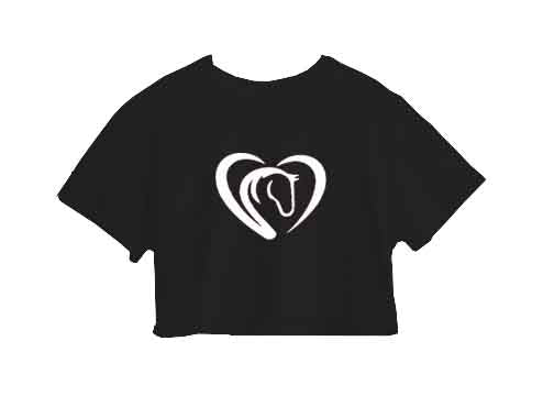 HOURSE HART CROP TOP HOURSE HART CROP TOP