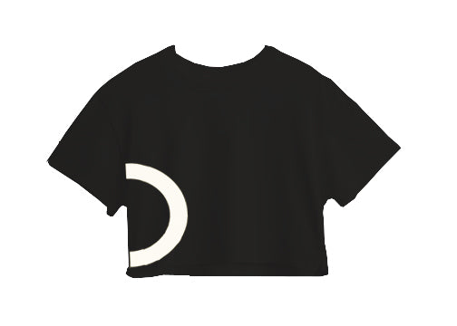 YELLOW CIRCLE CROP TOP YELLOW CIRCLE CROP TOP