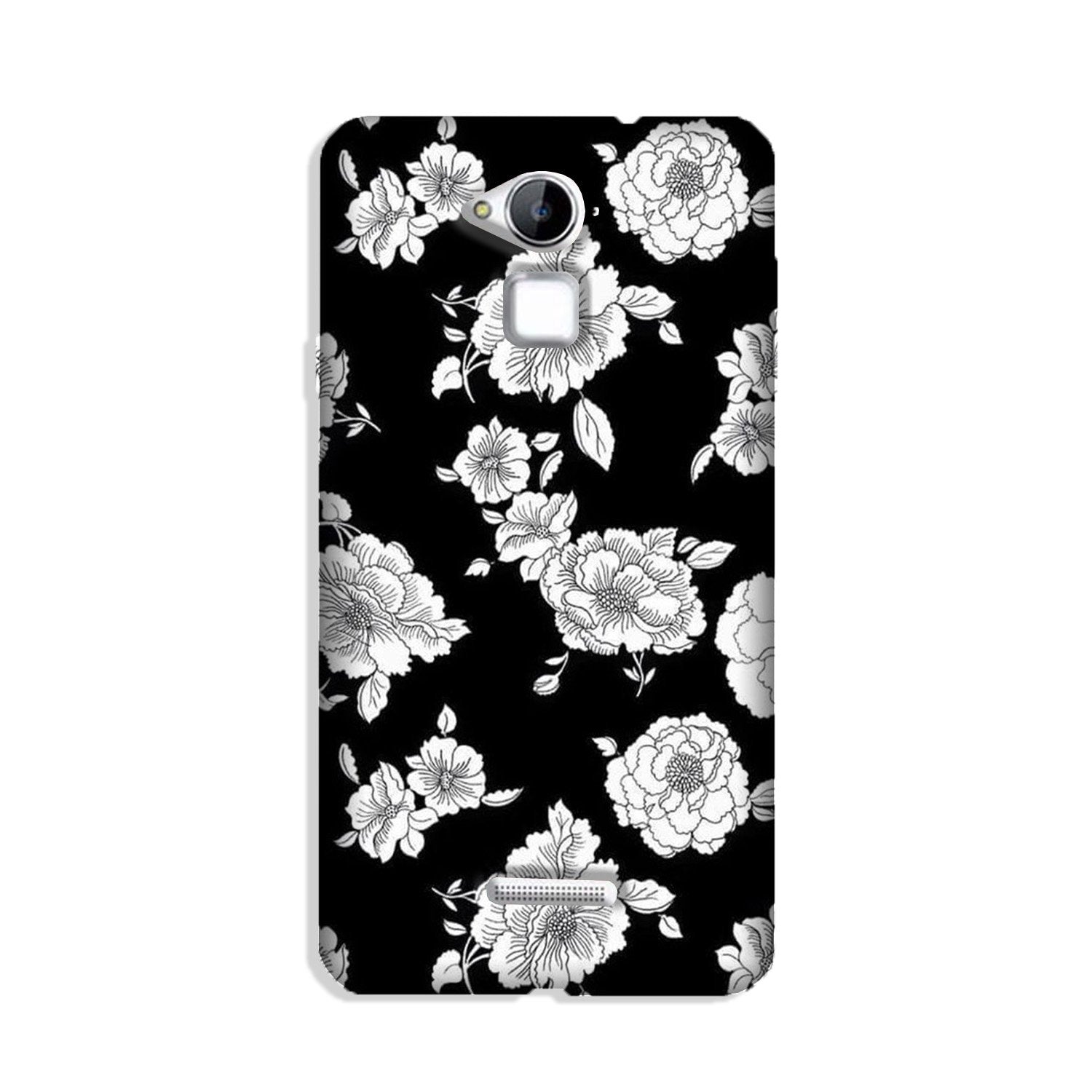 White flowers Black Background Case for Coolpad Note 3 White flowers Black Background Case for Coolpad Note 3