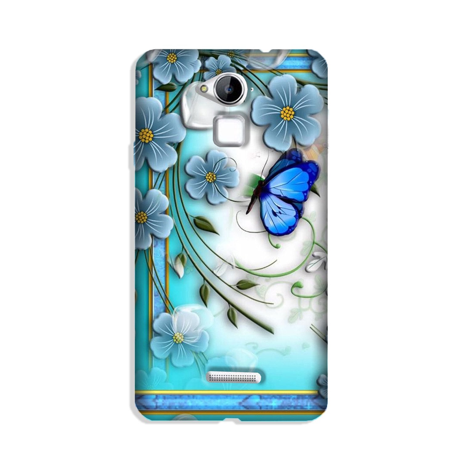 Blue Butterfly Case for Coolpad Note 3 Blue Butterfly Case for Coolpad Note 3