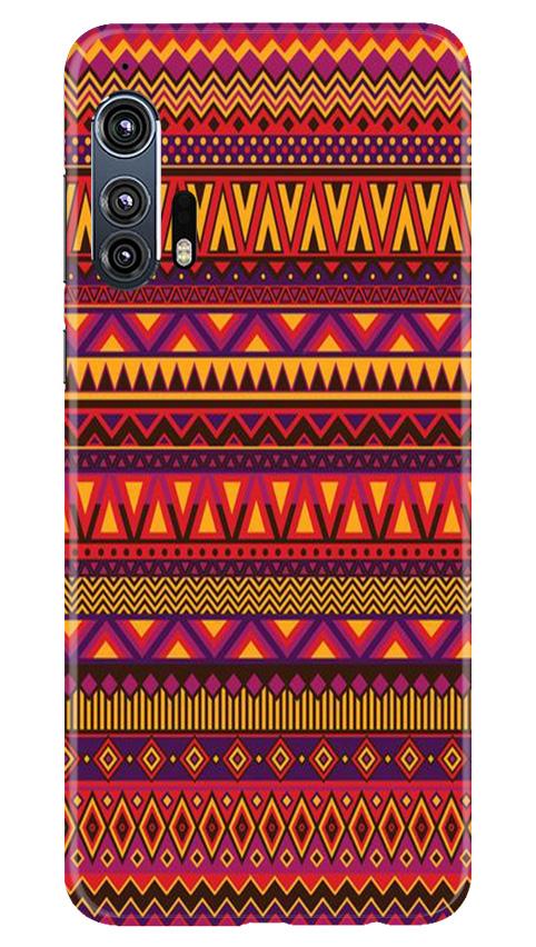Zigzag line pattern2 Mobile Back Case for Moto Edge Plus (Design - 10) Zigzag line pattern2 Case for Moto Edge Plus