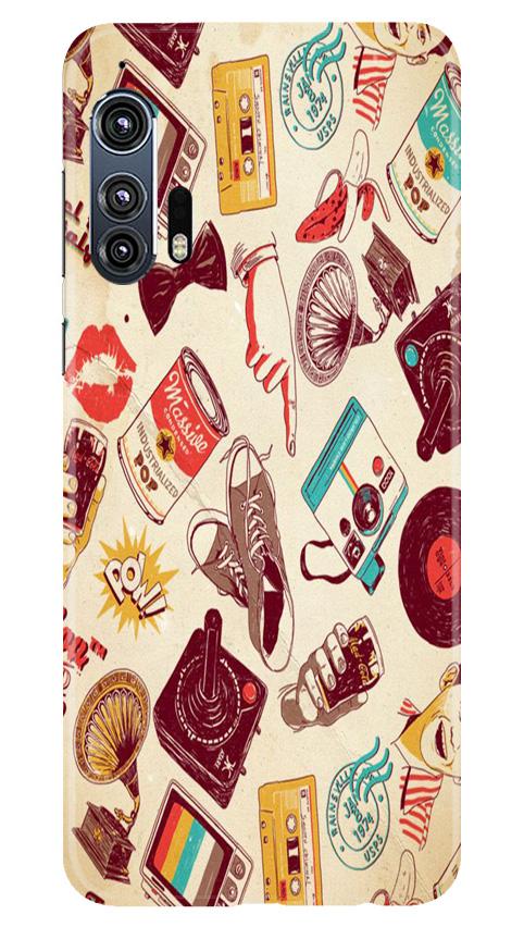 Vintage Mobile Back Case for Moto Edge Plus (Design - 35) Vintage Case for Moto Edge Plus