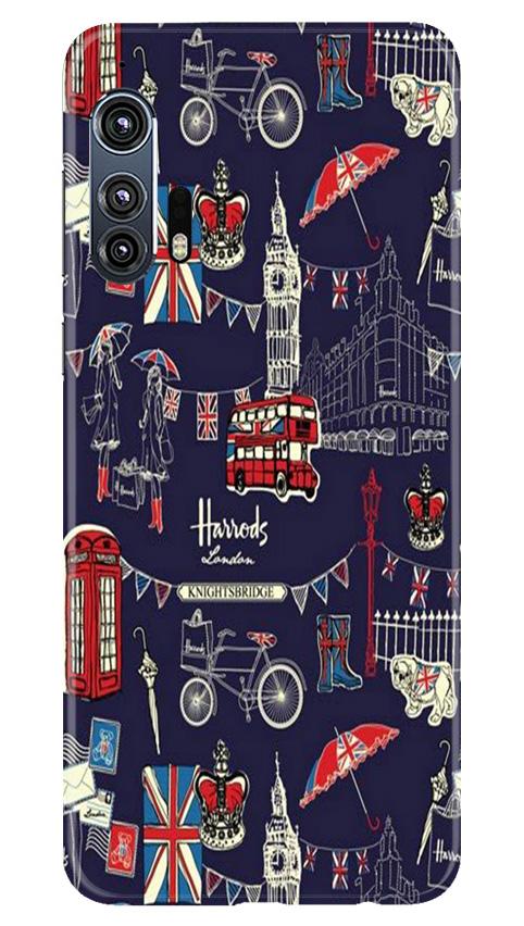 Love London Mobile Back Case for Moto Edge Plus (Design - 75) Love London Case for Moto Edge Plus