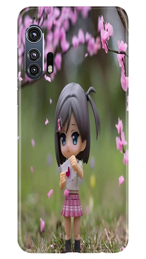 Cute Girl Mobile Back Case for Moto Edge Plus (Design - 92) Cute Girl Case for Moto Edge Plus