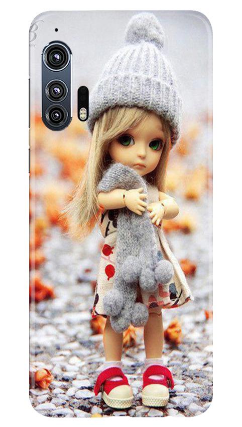 Cute Doll Mobile Back Case for Moto Edge Plus (Design - 93) Cute Doll Case for Moto Edge Plus