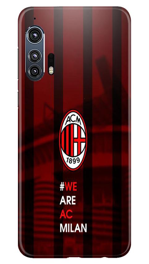 AC Milan Mobile Back Case for Moto Edge Plus (Design - 155) AC Milan Case for Moto Edge Plus (Design - 155)