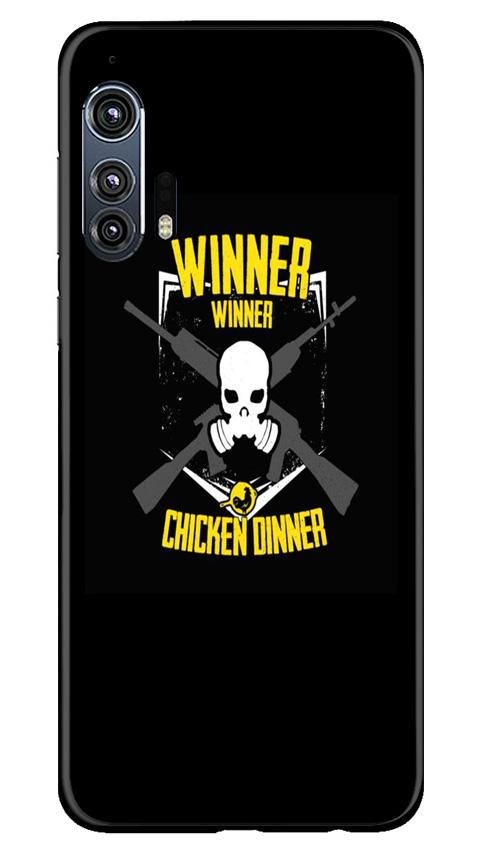 Winner Winner Chicken Dinner Mobile Back Case for Moto Edge Plus (Design - 178) Winner Winner Chicken Dinner Case for Moto Edge Plus (Design - 178)