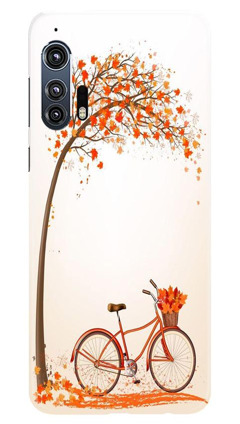 Bicycle Mobile Back Case for Moto Edge Plus (Design - 192) Bicycle Case for Moto Edge Plus (Design - 192)