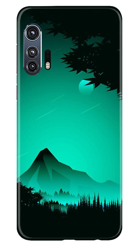 Moon Mountain Mobile Back Case for Moto Edge Plus (Design - 204) Moon Mountain Case for Moto Edge Plus (Design - 204)