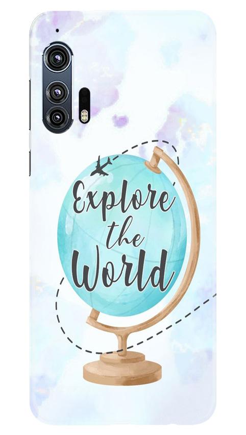 Travel Eiffel Tower Mobile Back Case for Moto Edge Plus (Design - 206) Travel Eiffel Tower Case for Moto Edge Plus (Design No. 206)