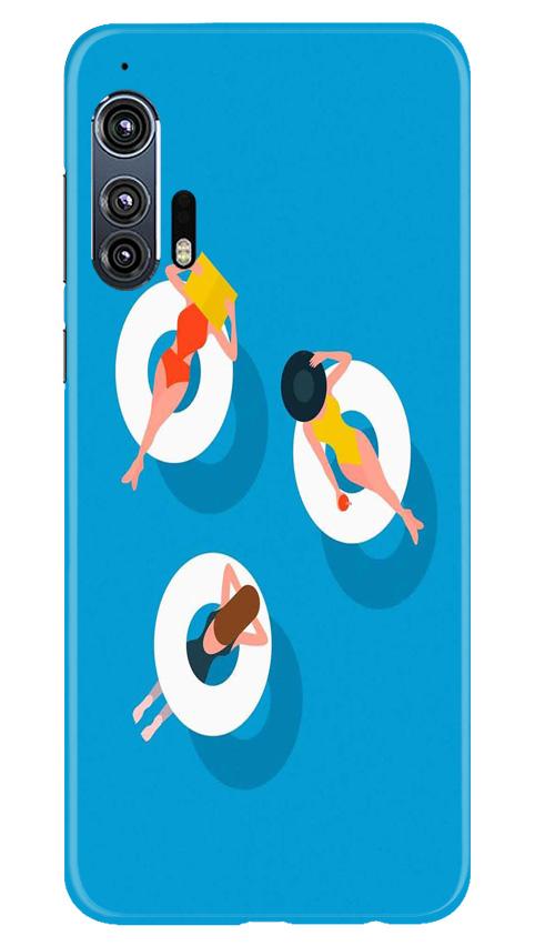 Girlish Mobile Back Case for Moto Edge Plus (Design - 306) Girlish Mobile Back Case for Moto Edge Plus (Design - 306)