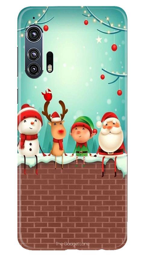 Santa Claus Mobile Back Case for Moto Edge Plus (Design - 334) Santa Claus Mobile Back Case for Moto Edge Plus (Design - 334)