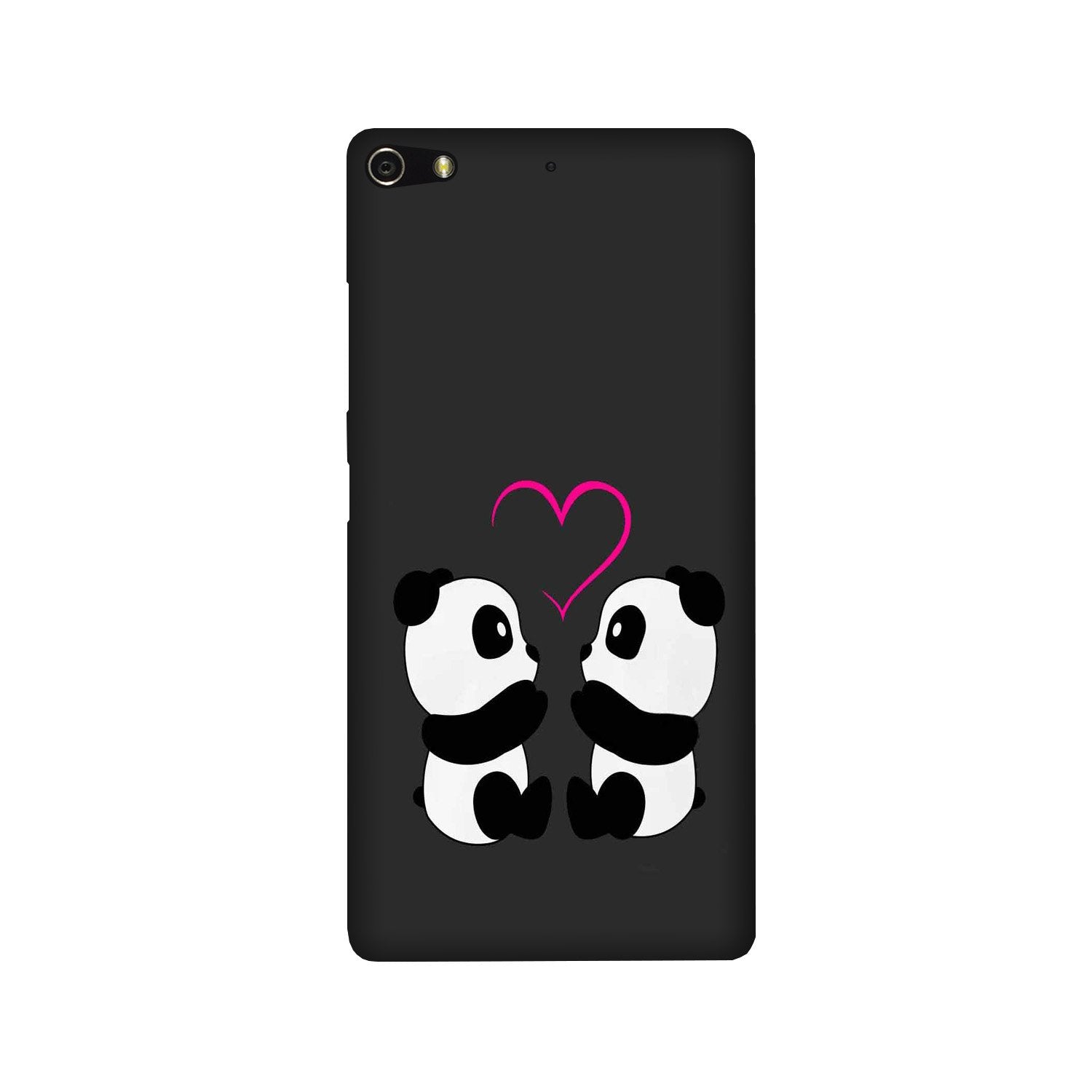 Panda Love Mobile Back Case for Gionee Elifi S7 (Design - 398) Panda Love Mobile Back Case for Gionee Elifi S7 (Design - 398)