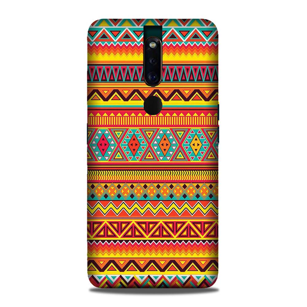 Zigzag line pattern Mobile Back Case for Oppo F11 Pro (Design - 4) Zigzag line pattern Case for Oppo F11 Pro