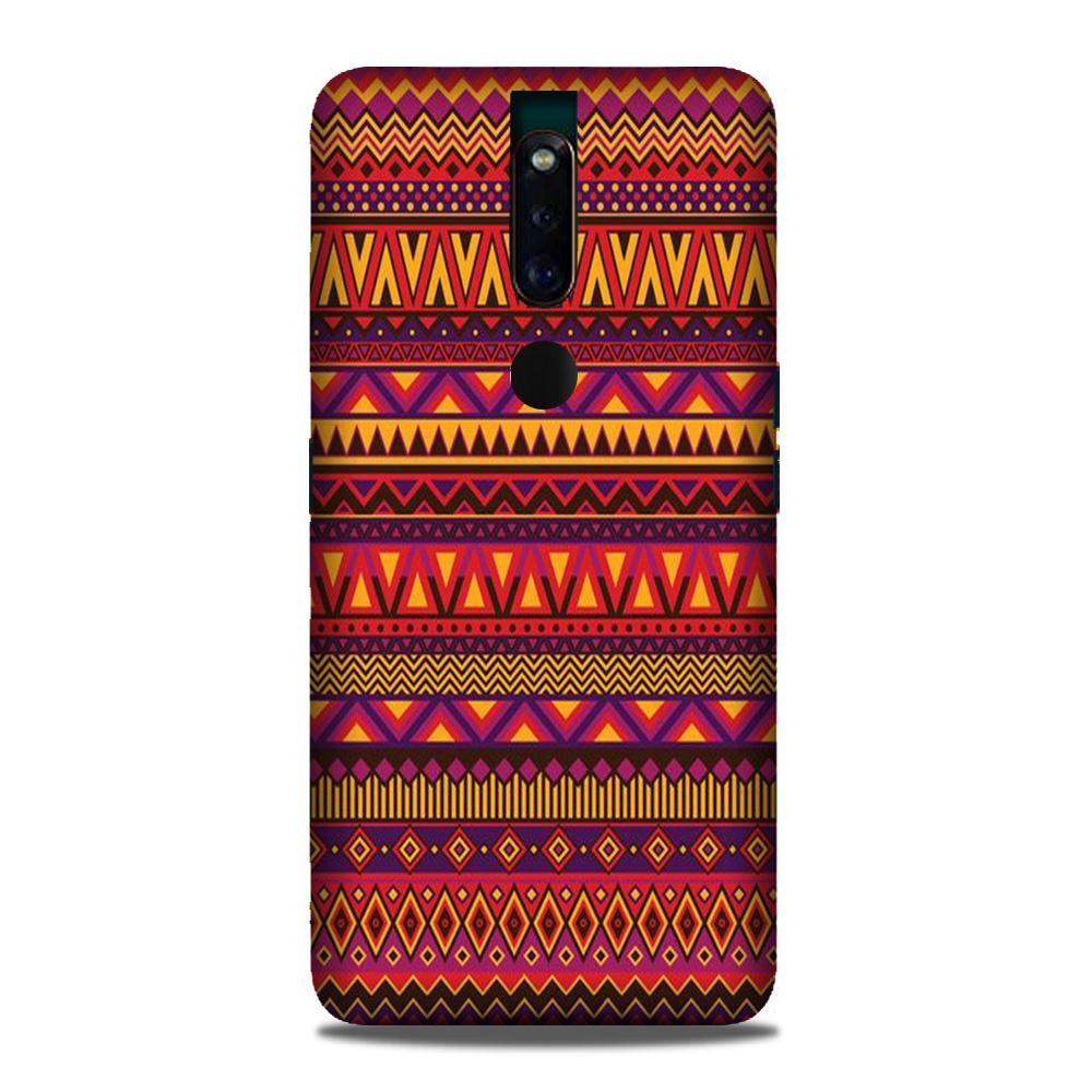 Zigzag line pattern2 Mobile Back Case for Oppo F11 Pro (Design - 10) Zigzag line pattern2 Case for Oppo F11 Pro