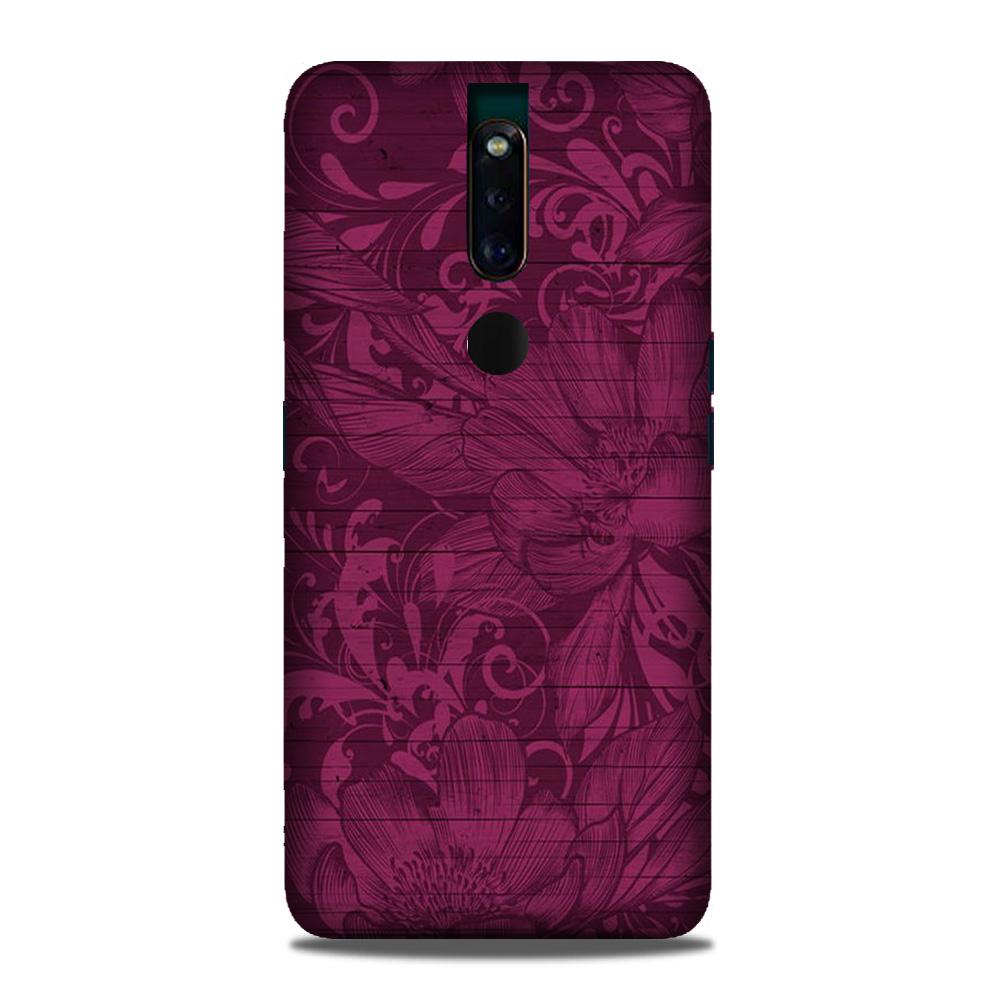 Purple Backround Mobile Back Case for Oppo F11 Pro (Design - 22) Purple Backround Case for Oppo F11 Pro
