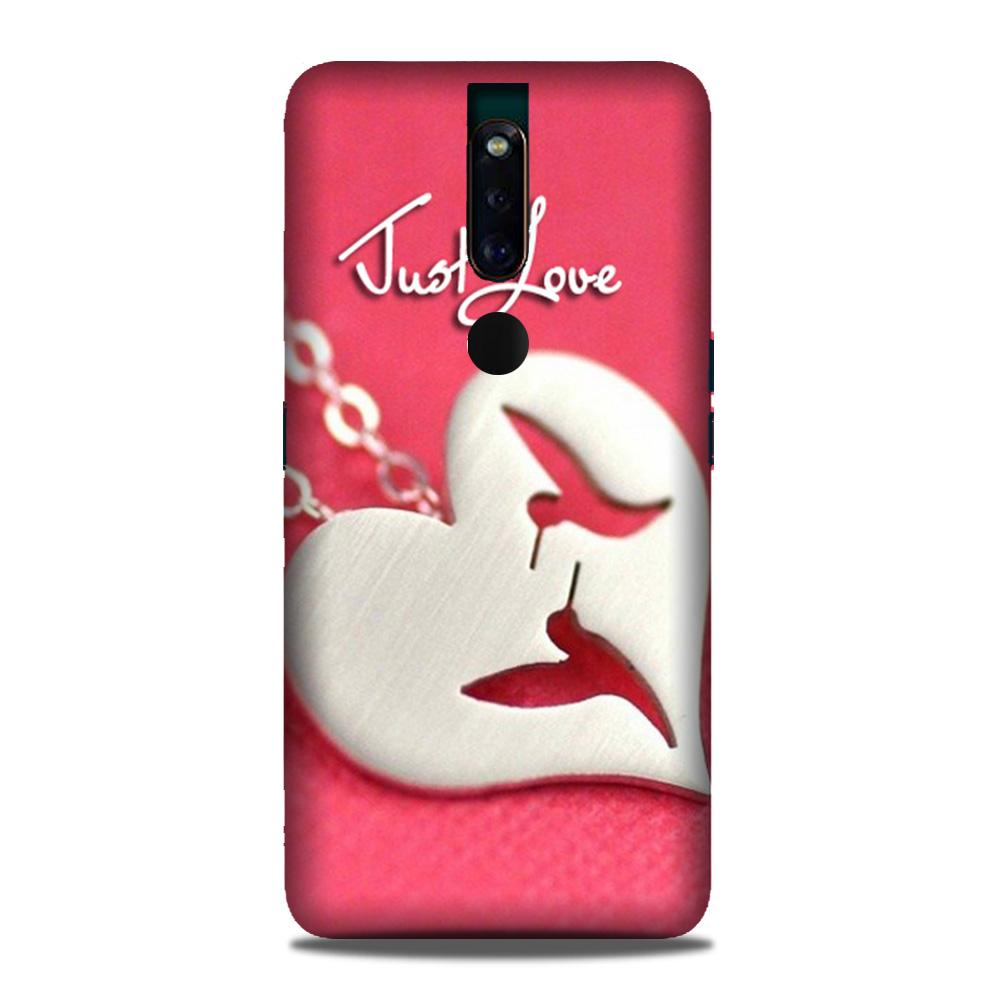 Just love Mobile Back Case for Oppo F11 Pro (Design - 88) Just love Case for Oppo F11 Pro