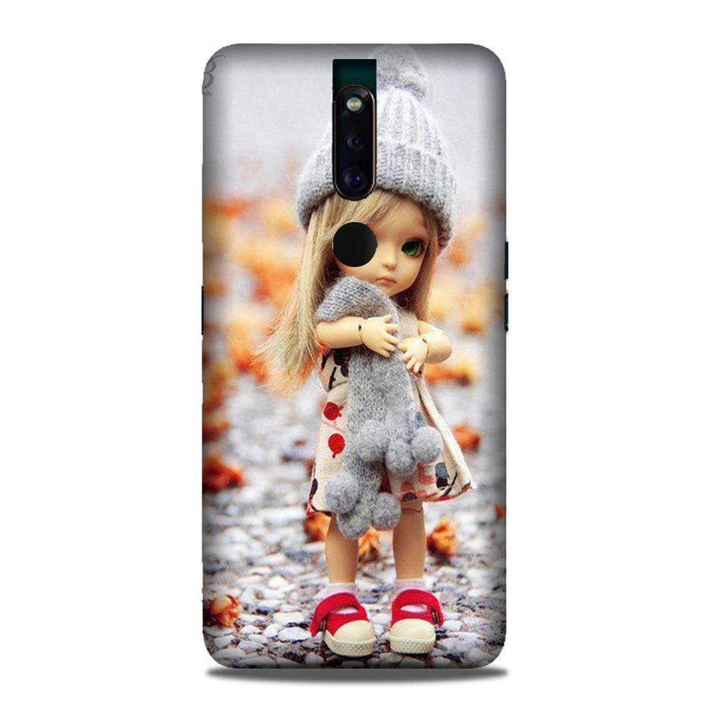 Cute Doll Mobile Back Case for Oppo F11 Pro (Design - 93) Cute Doll Case for Oppo F11 Pro
