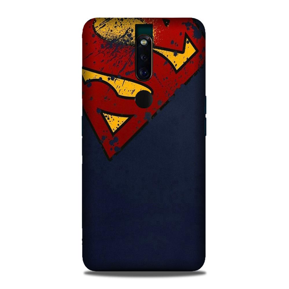 Superman Superhero Mobile Back Case for Oppo F11 Pro (Design - 125) Superman Superhero Case for Oppo F11 Pro (Design - 125)